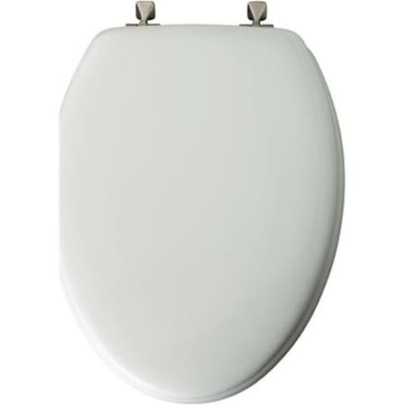 Bemis 144BN 000 White Elongated Wood Toilet Seat